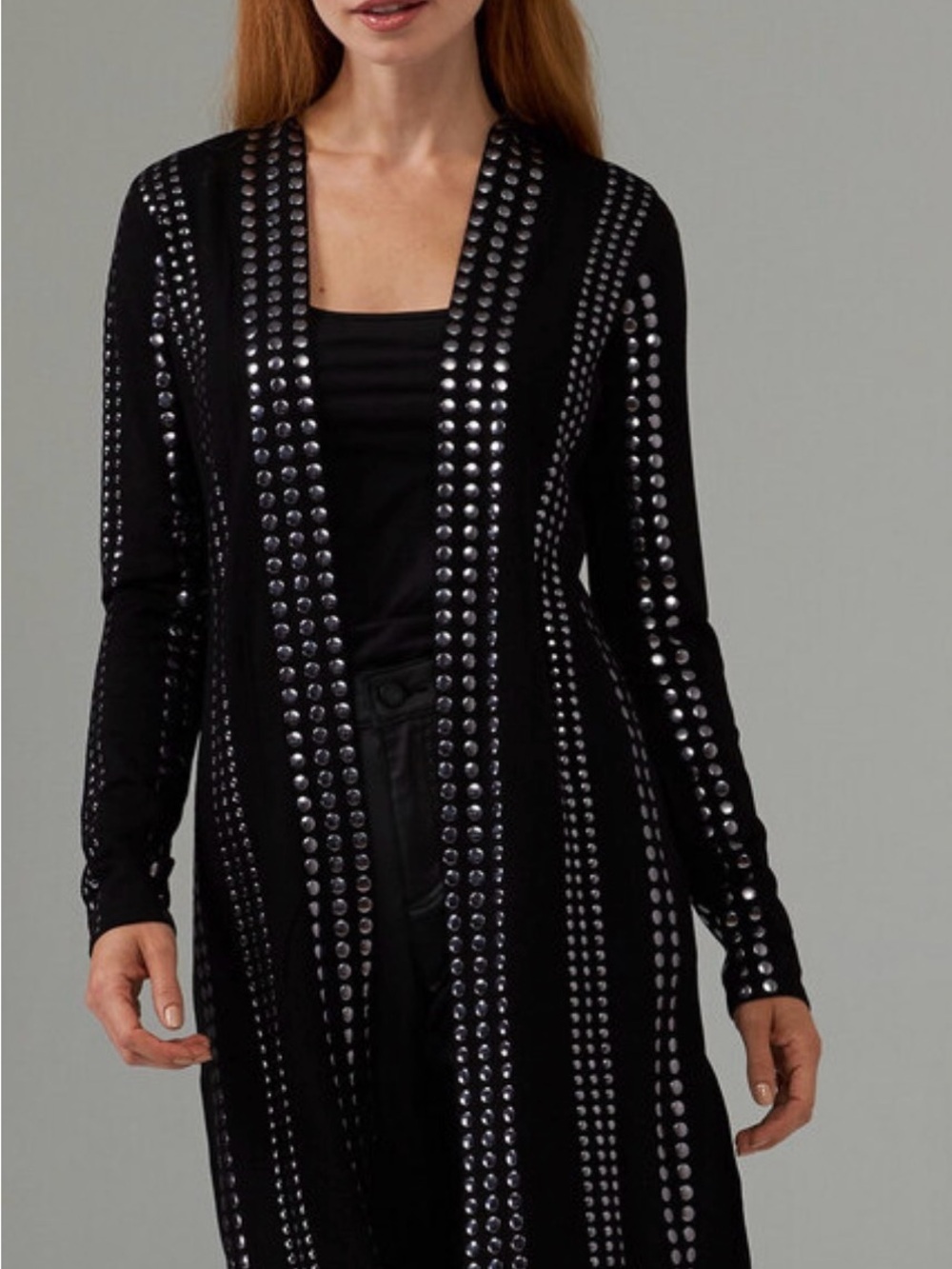 Joseph Ribkoff / Studded Long Cardigan
